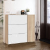 ZAPATERO 3P ABATIBLES 1P 115X106X22CM R CANADIAN BLANCO MOMI