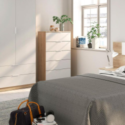 COMODA 5 CAJONES 110X60X40CM R CANARIAN BL ARTIK MOMI