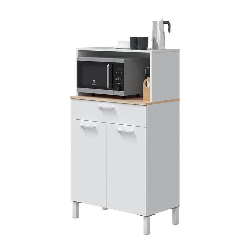 MUEBLE AUXILIAR COCINA 2P 1CAJON 126X72X40CM BLARTIK RCANADIAN MOMI