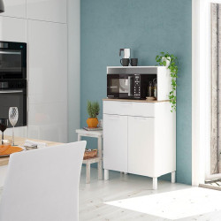 MUEBLE AUXILIAR COCINA 2P 1CAJON 126X72X40CM BLARTIK RCANADIAN MOMI