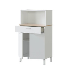 MUEBLE AUXILIAR COCINA 2P 1CAJON 126X72X40CM BLARTIK RCANADIAN MOMI