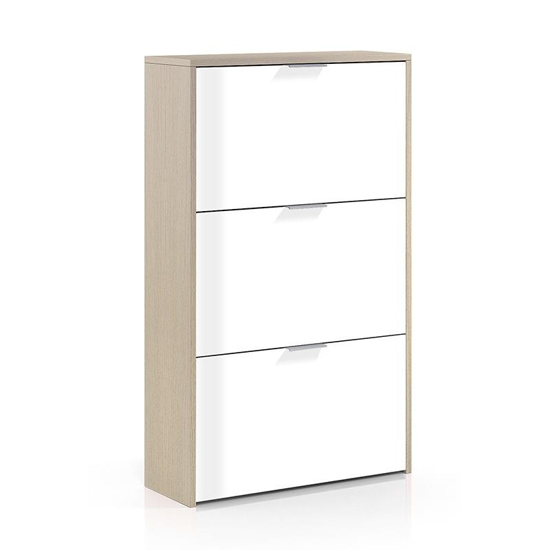 ZAPATERO 3P ABATIBLES 113X60X22CM ROBLE BBRILLO MOMI
