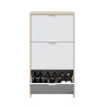 ZAPATERO 3P ABATIBLES 113X60X22CM ROBLE BBRILLO MOMI