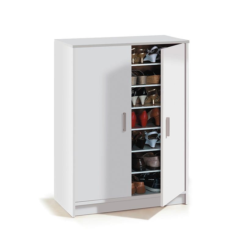 ZAPATERO ARMARIO 2P 101X75X36CM BLANCO MOMI