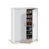 ZAPATERO ARMARIO 2P 101X75X36CM BLANCO MOMI