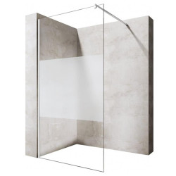 MAMPARA DUCHA 1HOJA CRISTAL ARENADO SERIE BERNA BENOTTI 200X120CM 8MM