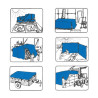LONA DE PROTECCION AZUL 6X8 METROS AIRMEC